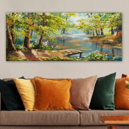Wallity Lienzo Decorativo Multicolor 50 x 120 cm